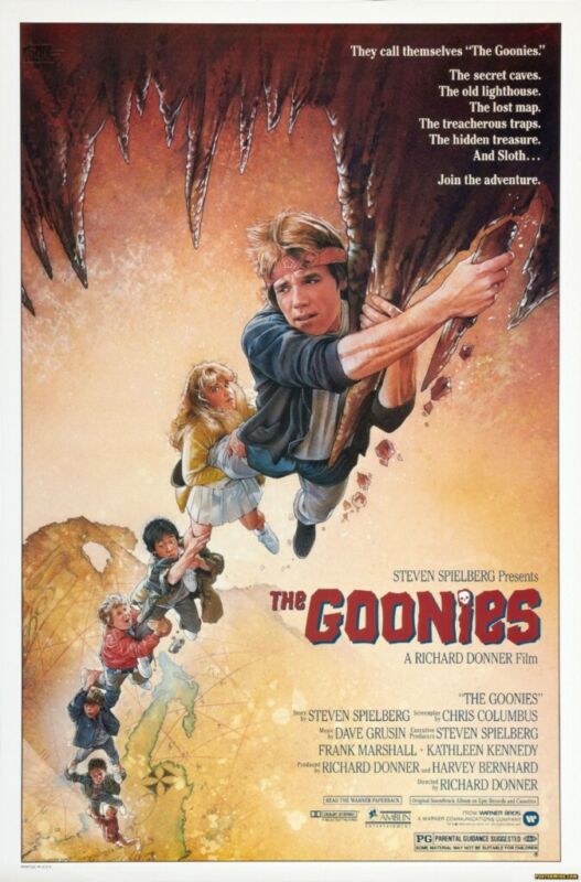 The Goonies Movie Poster Print Wall Art Photo 8x10 11x17 16x20 22x28 24x36 27x40