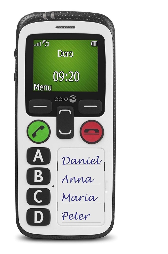 Doro Secure 580 SIM Free 3G Simplified Mobile Phone For Elderly People