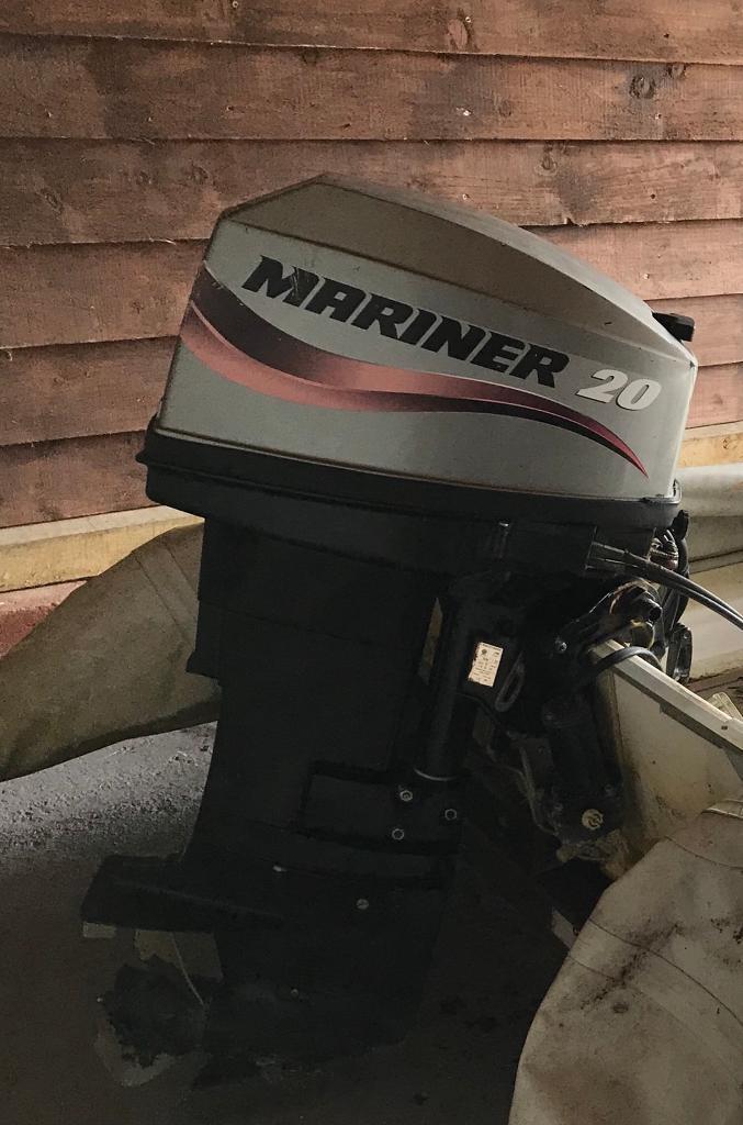 2004 mariner 20hp outboard engine boat in ringwood