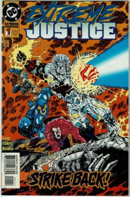 EXTREME JUSTICE 1  5,  11, 0  (1994 DC Series) - All Near Mint - Justice League
