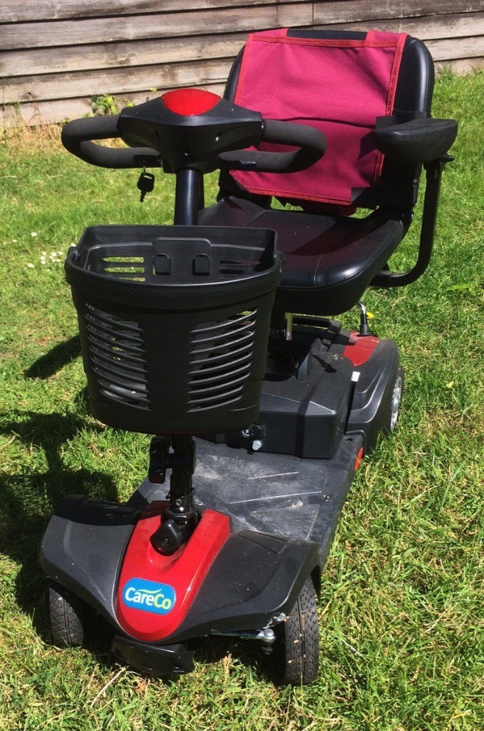 CareCo Zoom Mobility Scooter Red Barely Used in Gosport, Hampshire