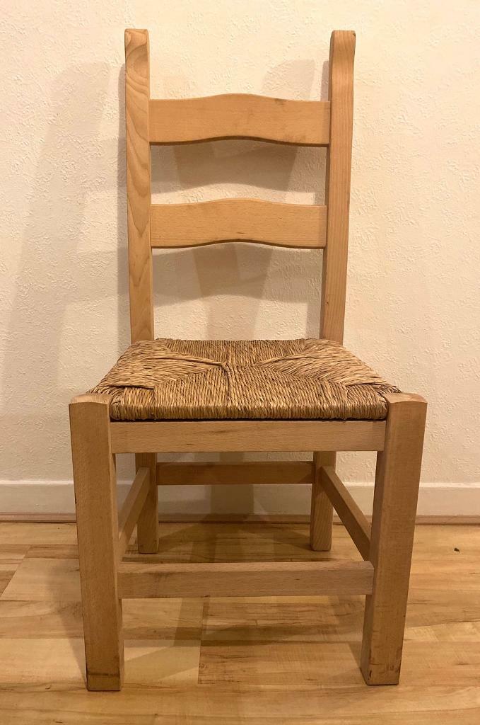 Farmhouse Pine and Straw Chair in Blackhall, Edinburgh Gumtree