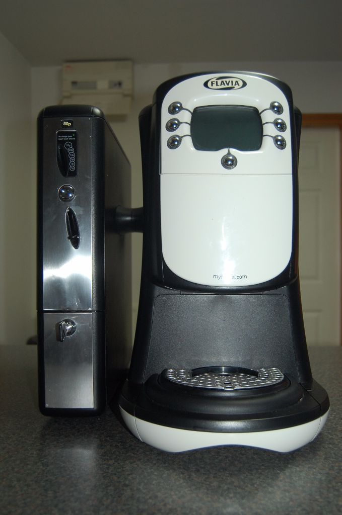 coin operated flavia 400 creation coffee vending machine for repair or