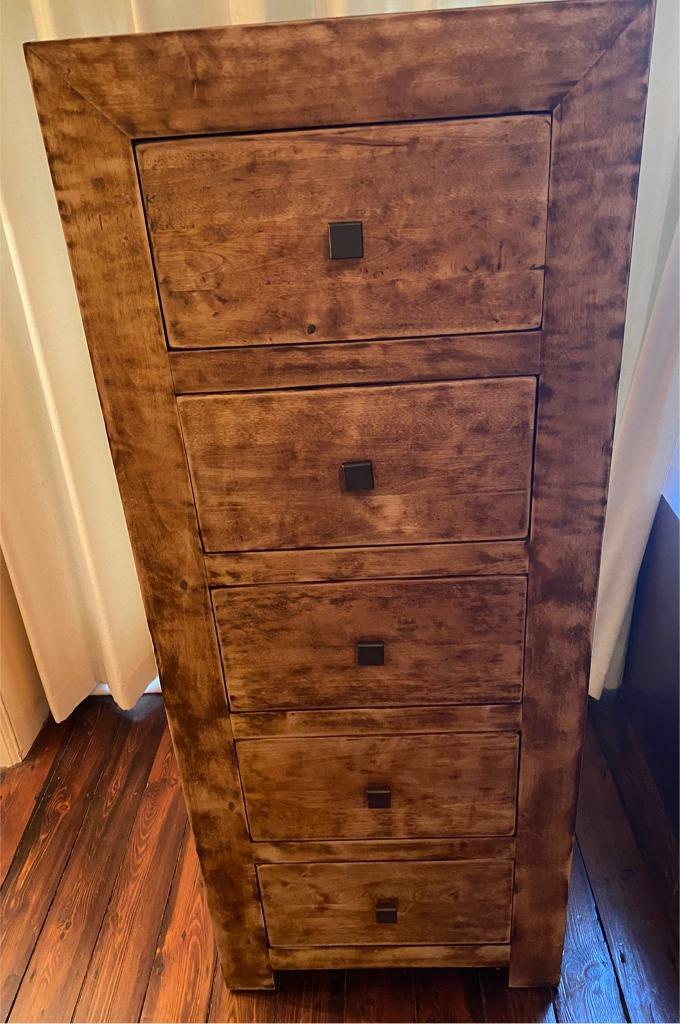 Tallboy five drawer wood chest in Bournemouth, Dorset Gumtree