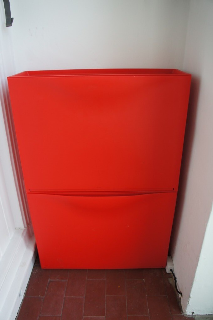 Ikea Trones Shoe Cabinet Storage X 2 In Red In Sherborne Dorset