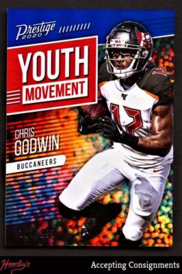 2020 Prestige Youth Movement Xtra Points Blue Chris Godwin Buccaneers 103/299