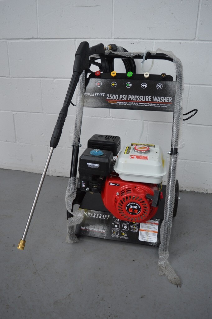 Power Kraft petrol pressure washer 2500Psi 6.5Hp engine NEW UNUSED Call Graeme 07779775749 in