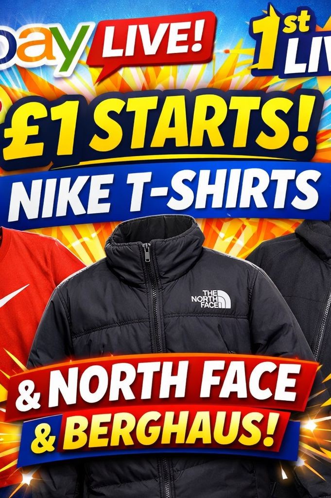 BNWT £1 STARTS! DESIGNERWEAR NIKE T SHIRTS / TRACKSUITS | eBay Live UK