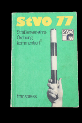 1 x alter Druck Transpress STVO 77 Straßenverkehrsordnung kommentiert Vintage