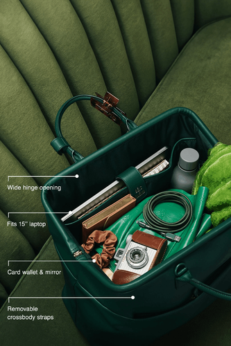 Pre-owned Beis X Wicked Weekender In Wicked Green