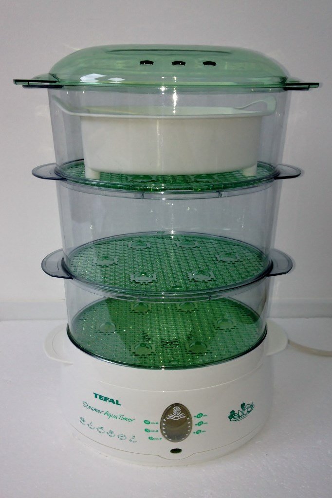 'Tefal Aqua Timer' Electric Food Steamer 10 Litre 3 Tier Food