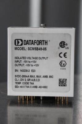 DATAFORTH Analog Wide Bandwidth Isolated Voltage Output Module, SCM5B49-05