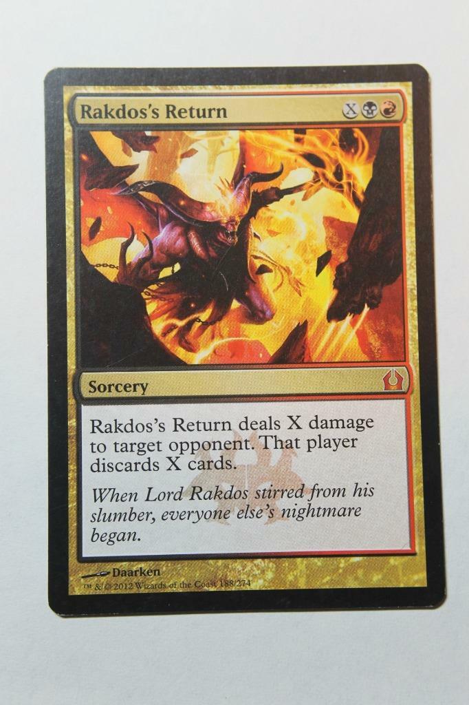 Rakdos Lord of Riots 1x FOIL RTR MTG Return to Ravnica Mythic MINT black red Rakdos Lord of Riots 1x FOIL RTR MTG Return to Ravnica Mythic MINT black red