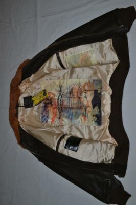 Pre-owned Top Gun Authentic  Official Military G-1 Jacket Brown All Sizes