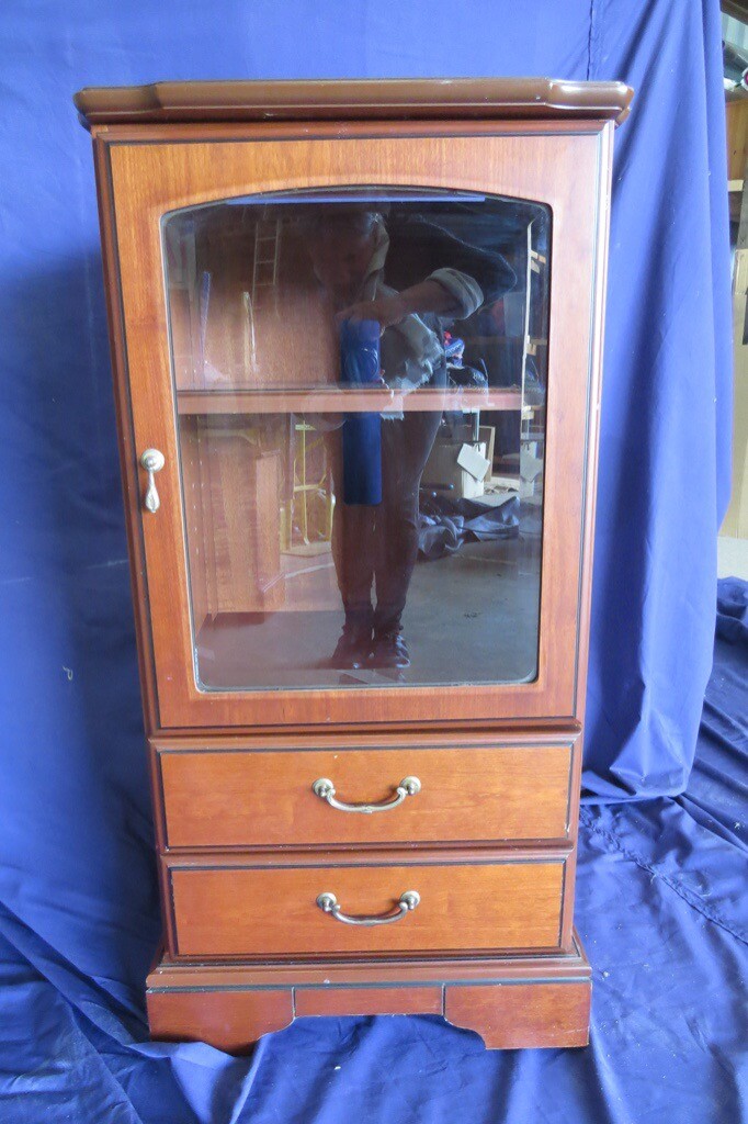 Hi Fi with Drawers Cherry Wood John E Coyle Ltd in Ringmer