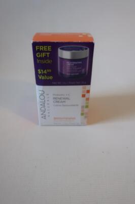 NIB Andalou Naturals Brightening Probiotic Vit-C Renewal Cream 1.7 Fl. Oz. 50g *