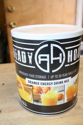 Stay hydrated & prepared Ready Hour Orange Energy Drink Mix 5lb 11oz 63 servings
