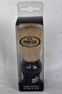 NIB Omega Italy Pure Bristle 4" Shaving Brush