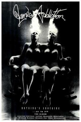 Janes Addiction - POSTER - Nothings Shocking album promo ad