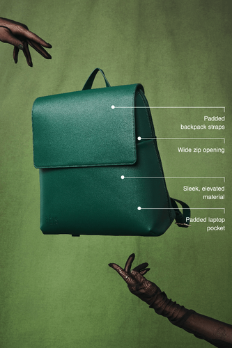 Pre-owned Beis Wicked Backpack In Wicked Green