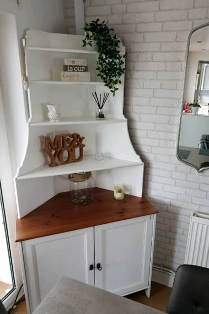 White Corner Kitchen Dresser In Killamarsh South Yorkshire