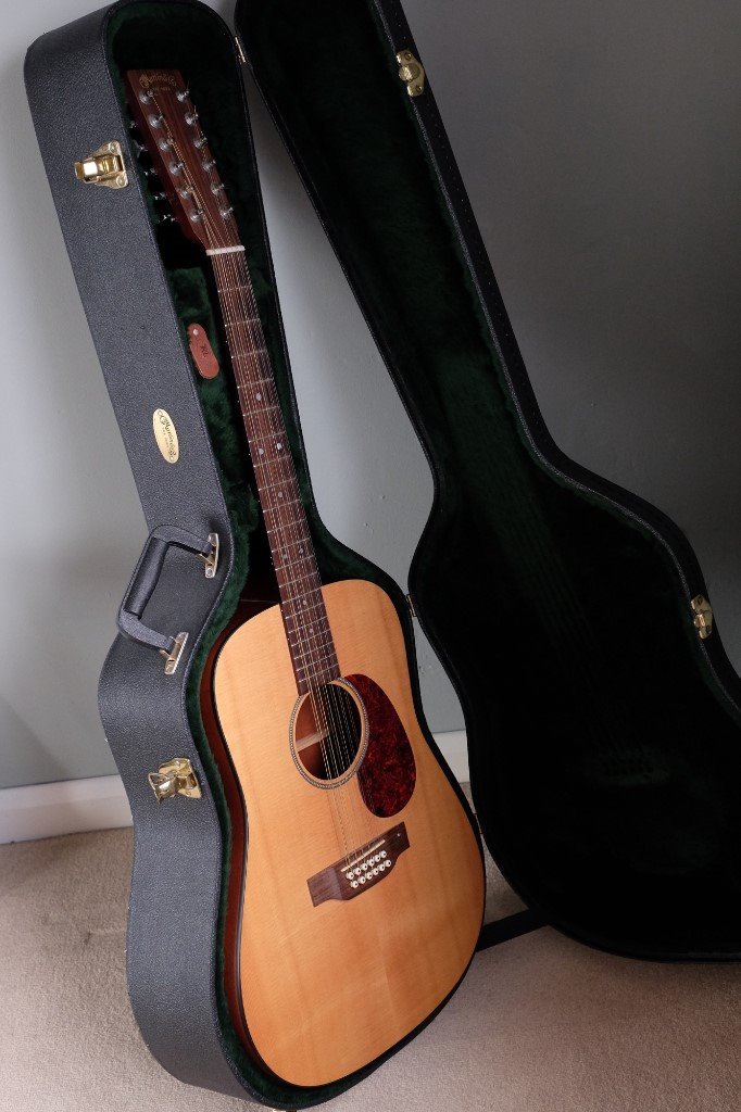 Rare 1996 Martin DM 12 String acoustic guitar with case Mint Made