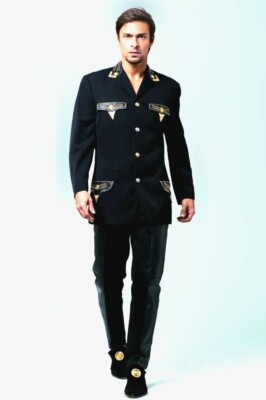 GIANNI VERSACE  iconic Black & Gold jacket, MIAMI collection VINTAGE s/s 1993