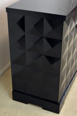 Baker Black Diamond Front Cabinet by Barbara Barry