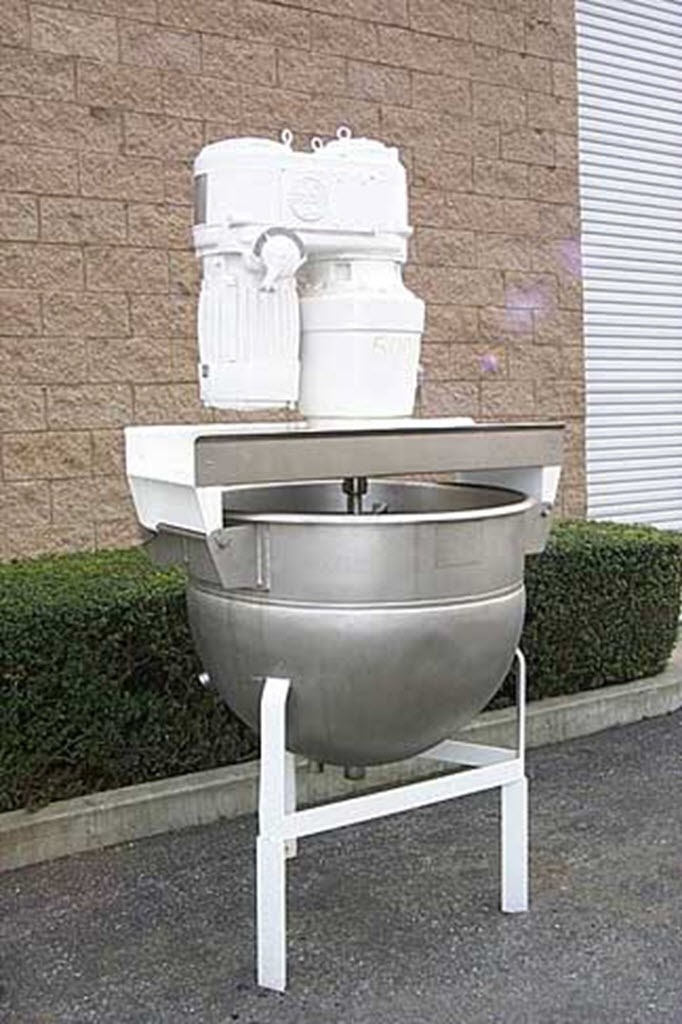 Hamilton kettle, model A 100 gallon, 2