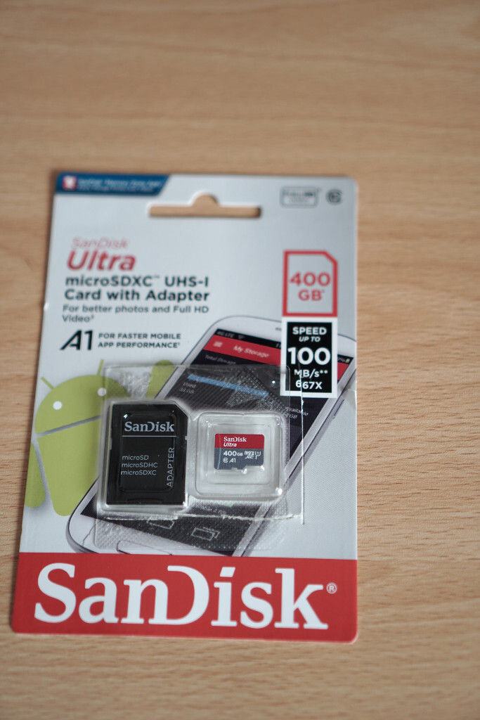 SanDisk 400GB Ultra A1 100MB/s Class 10 Micro SD SDXC Memory Card genuine , as new in
