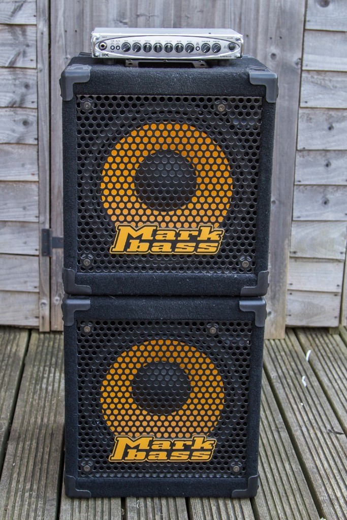 Bass Rig GK MB500 amp + 2 x Markbass NY121 cabs in Frome, Somerset