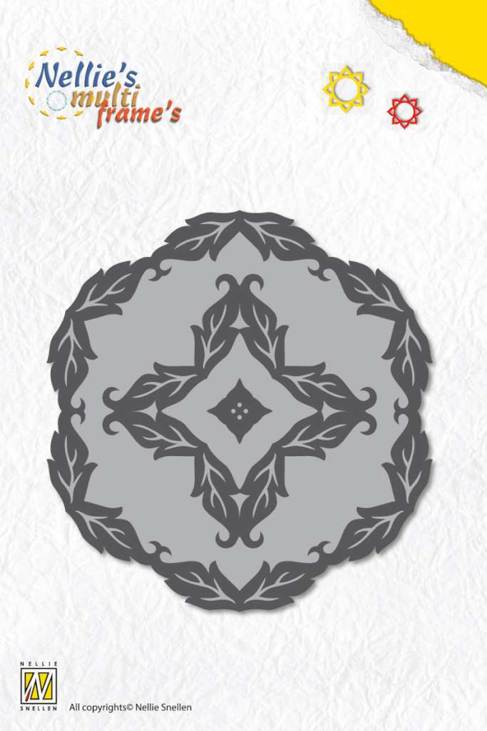 Nellie Snellen Stanzer frame dies Multi round leaves/ 5tlg.