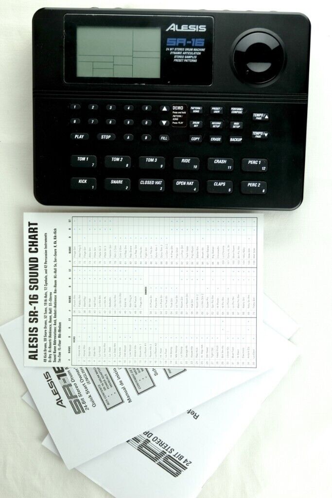 Alesis Sr 16 Sound Chart