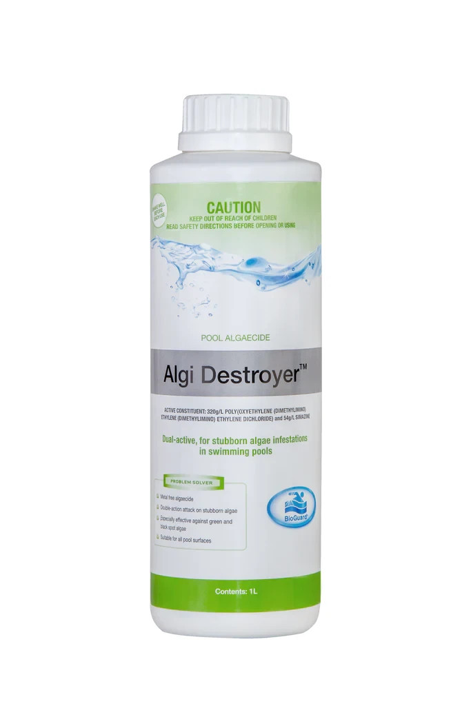 BioGuard Algi Destroyer 1L Double Action Green Black Spot Algae Pool Killer