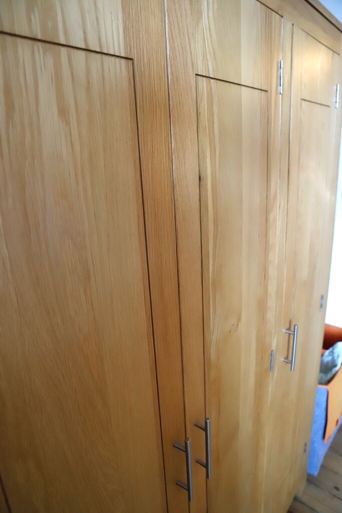 Solid Oak Triple Wardrobe For Sale In Brighton East Sussex