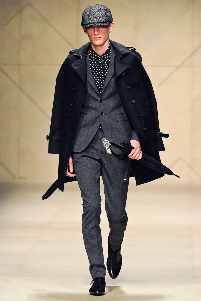 GQ1127◇Burberrys Prorsum Collection A/W 2012 Burberry Prorsum Collection Orchard Clutch Bag