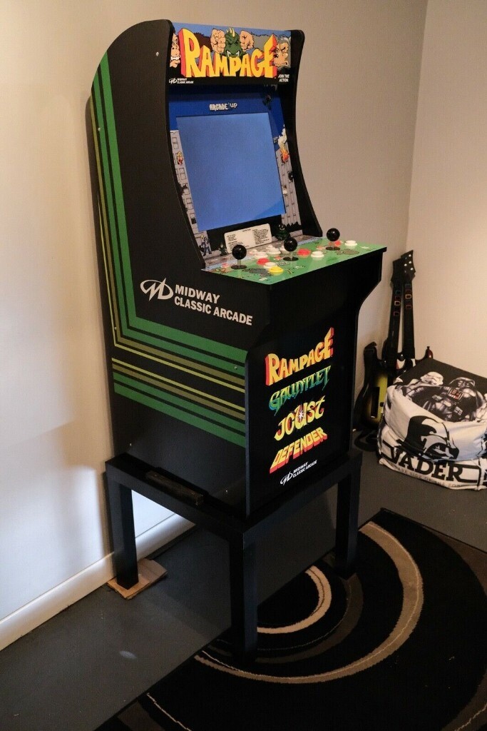 Arcade1up 3/4 Size Retro Games Machine Fantastic Arcade Machine! Suit Man Cave Or Kids Bedroom