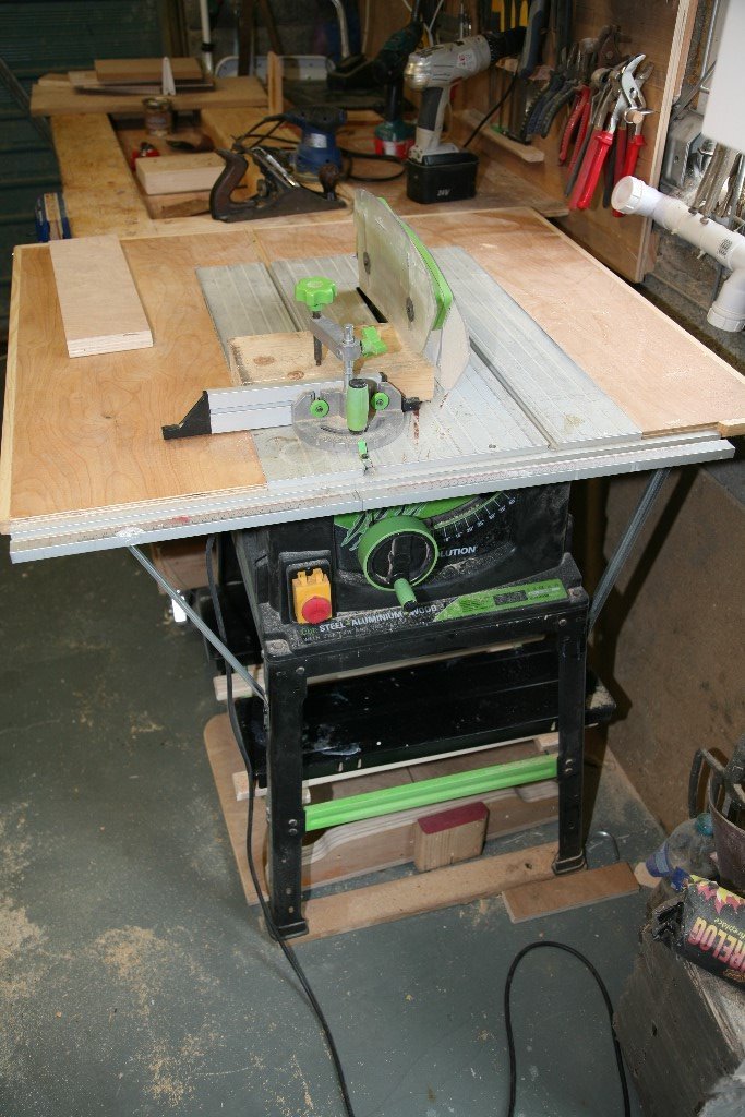 Table Saw Evolution Fury 5 10inch (255mm) with extention tables in