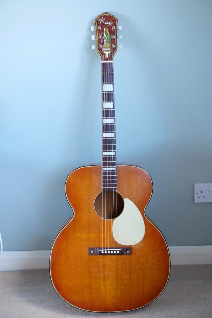 Vintage Kay K24 jumbo acoustic guitar J200 in Paisley, Renfrewshire