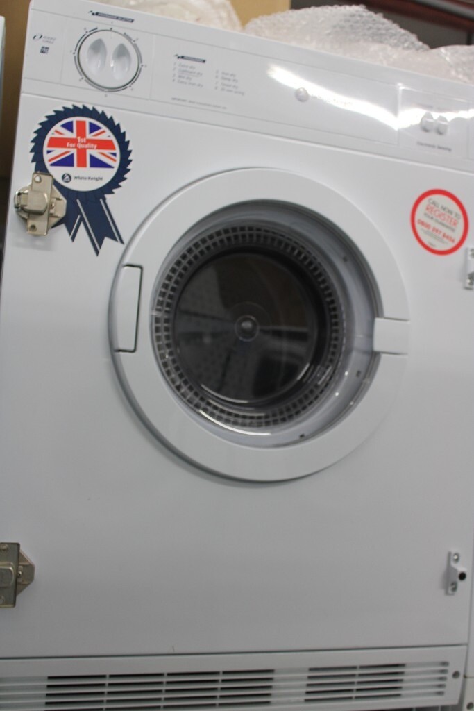 White Knight C8317 Integrated C rated 7kg Vented Dryer in Selby