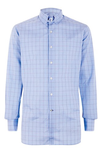 Saks Fifth Avenue Dress Shirt Mens 16 White/Gray Striped Cotton Collar  Button Up | eBay