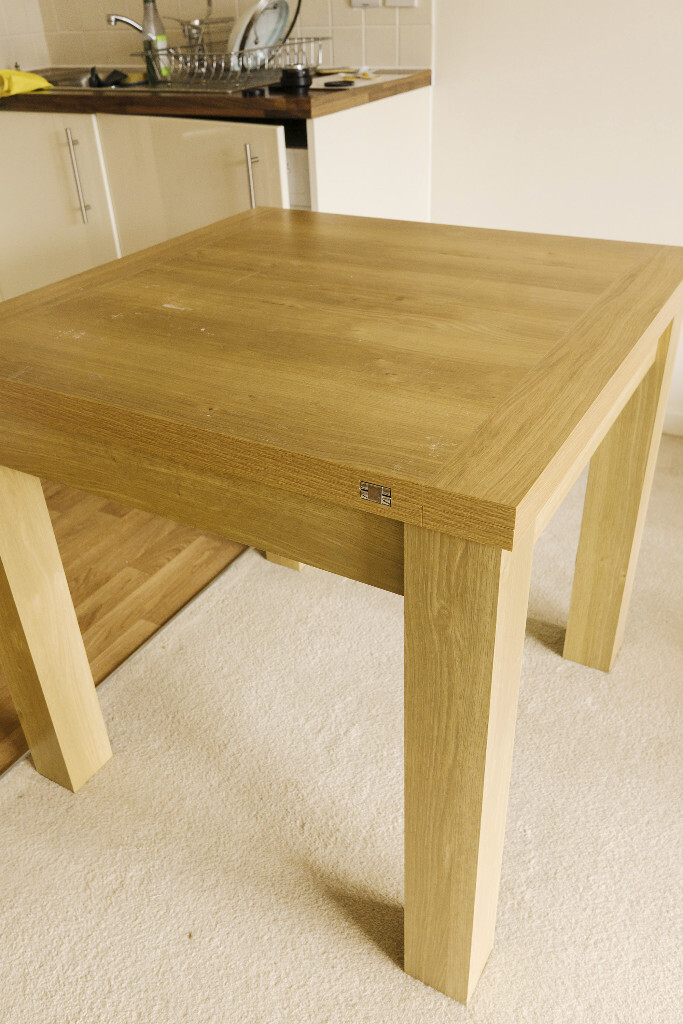 Next Malvern 4 6 Seater Square To Rectangle Dining Table In