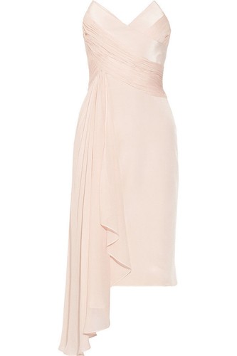 dark metallic dress Betsy & Adam Women's Metallic Ruched Gown - Gold