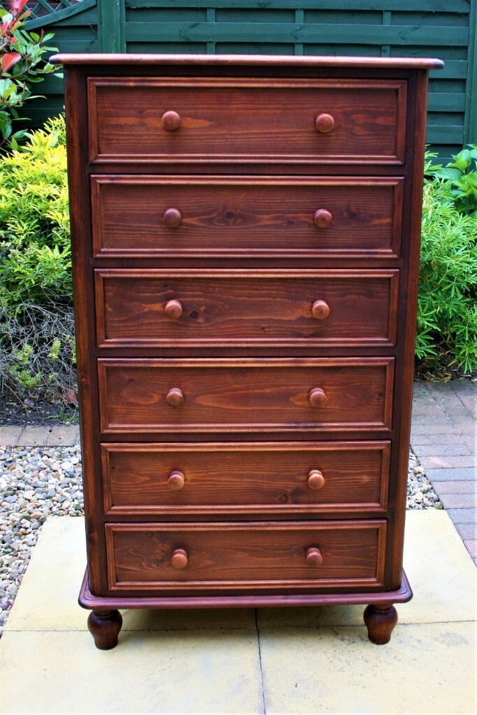Large 6 Drawer Solid Pine Chest of Drawers in York, North Yorkshire