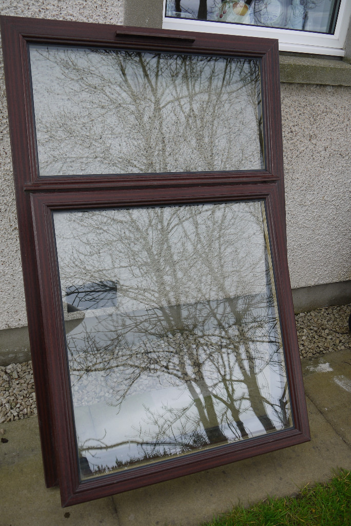 UPVC mahogany window 840 x 1480mm in Buckie, Moray Gumtree
