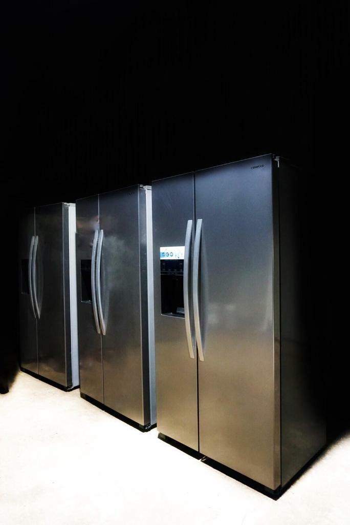 New EX display Kenwood American style fridge freezer with water and ice