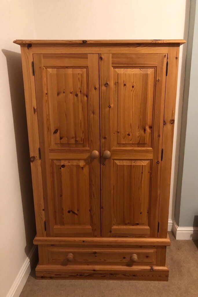Solid Pine Tallboy Wardrobe In Carlton Nottinghamshire Gumtree