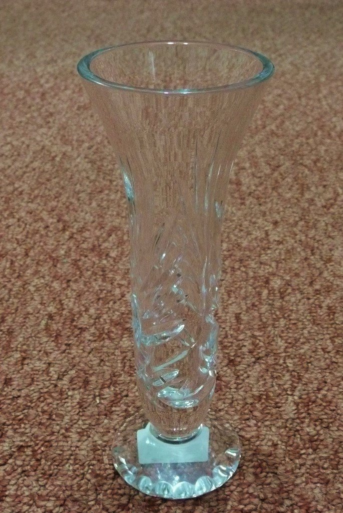 Royal Doulton Cut Glass Crystal Keswick Pattern Stem Bud