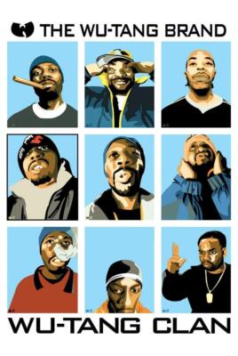 WU-TANG CLAN 90’vintage poster The Wu-Tang Clan Poster Brand Collage Large 24