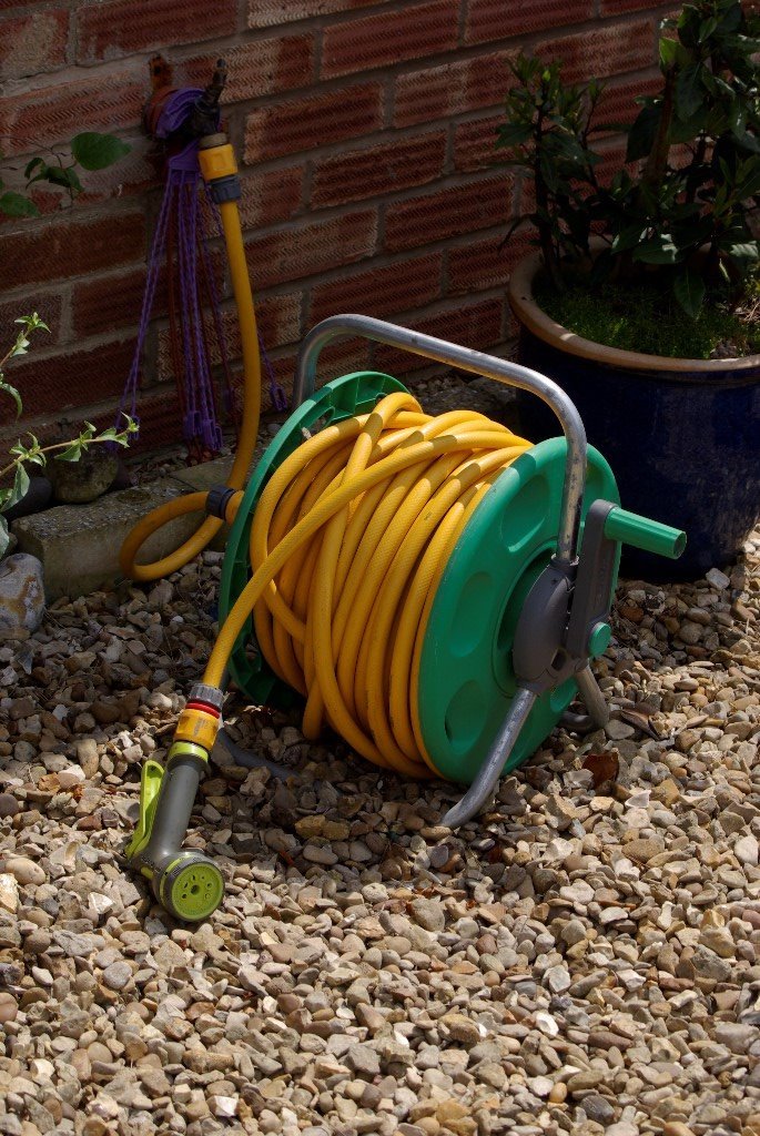 GARDEN HOSE AND REEL in Bourne, Lincolnshire Gumtree